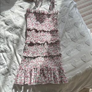 Floral Ruffle Kids Dress